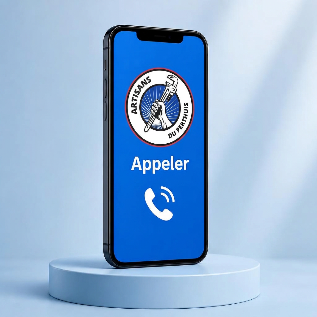 Téléphone avec une icône d'appel téléphonique